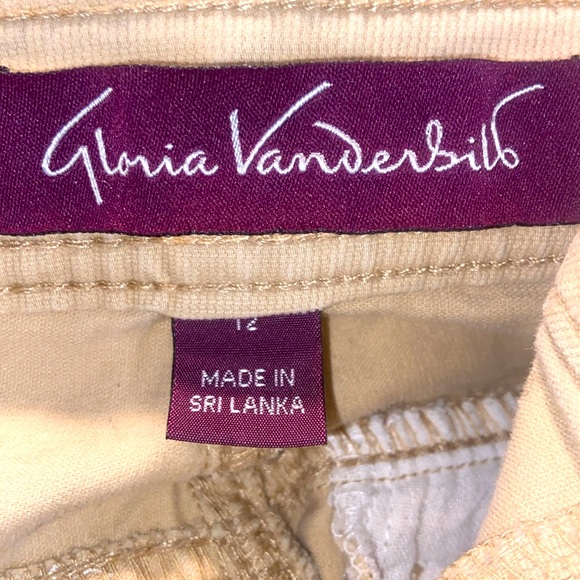 Gloria Vanderbuilt size 12 WOMENS Khaki Skirt - Picture 4 of 6